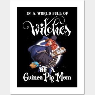 Halloween Guinea Pig Witch costume Posters and Art